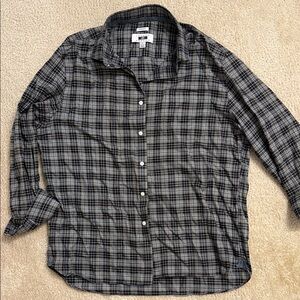 Joseph Abboud Dark Plaid Button-Down Shirt
